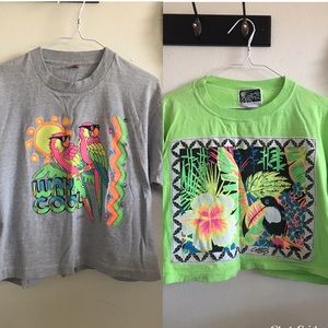 Two Vintage Crop Tops